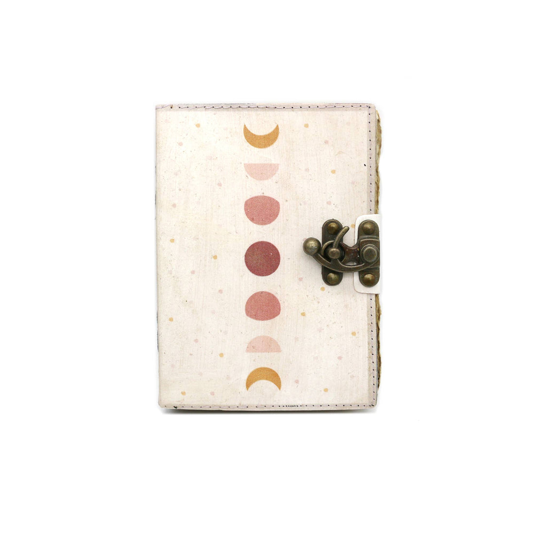 Moon Phases Blank Leather Journal