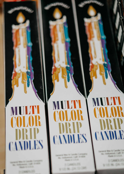Color Drip Candles - 2 Pack - Random Hippie