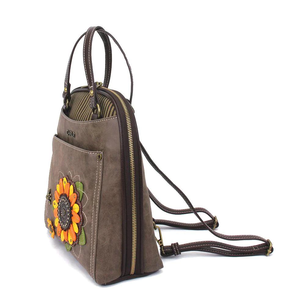 Convertible Backpack Purse - Sunflower - Random Hippie