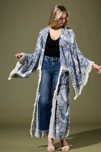 Indigo Hand Kimono