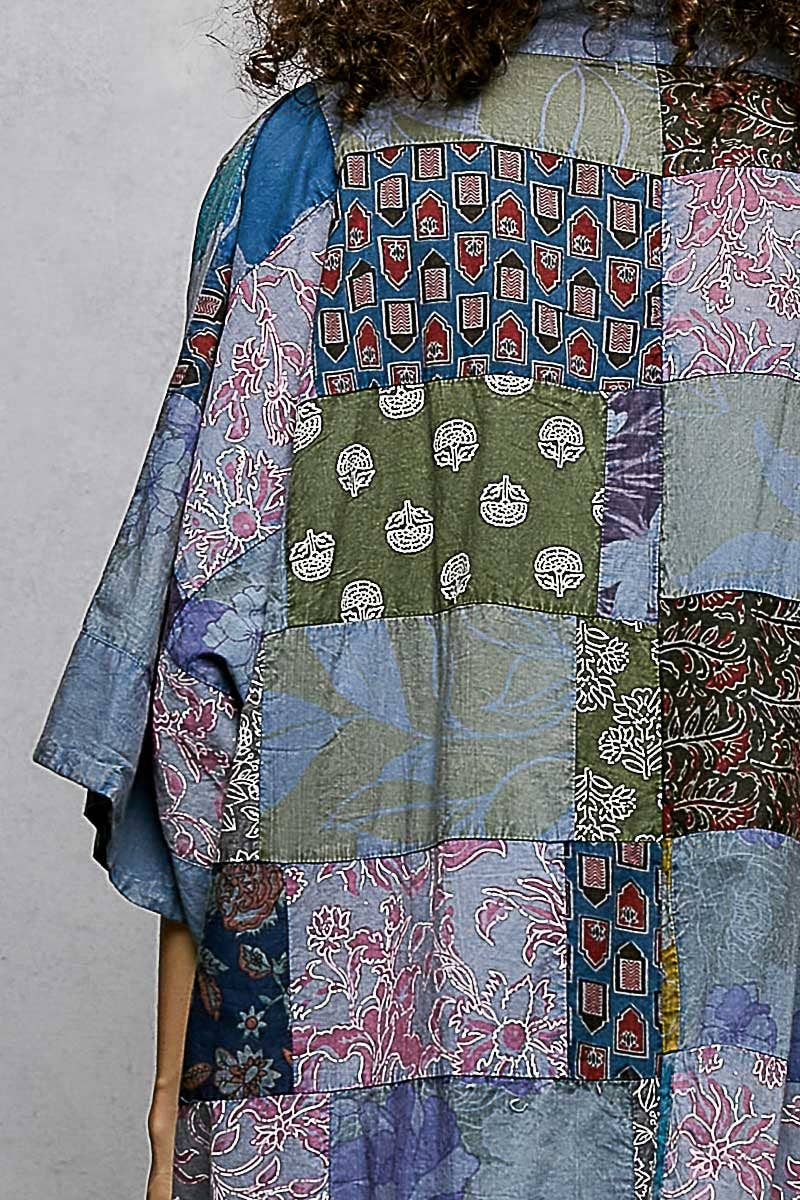 Long Sleeve Patch Vintage Cardigan