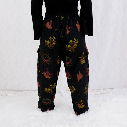Cotton Cargo Gothic Style Trouser