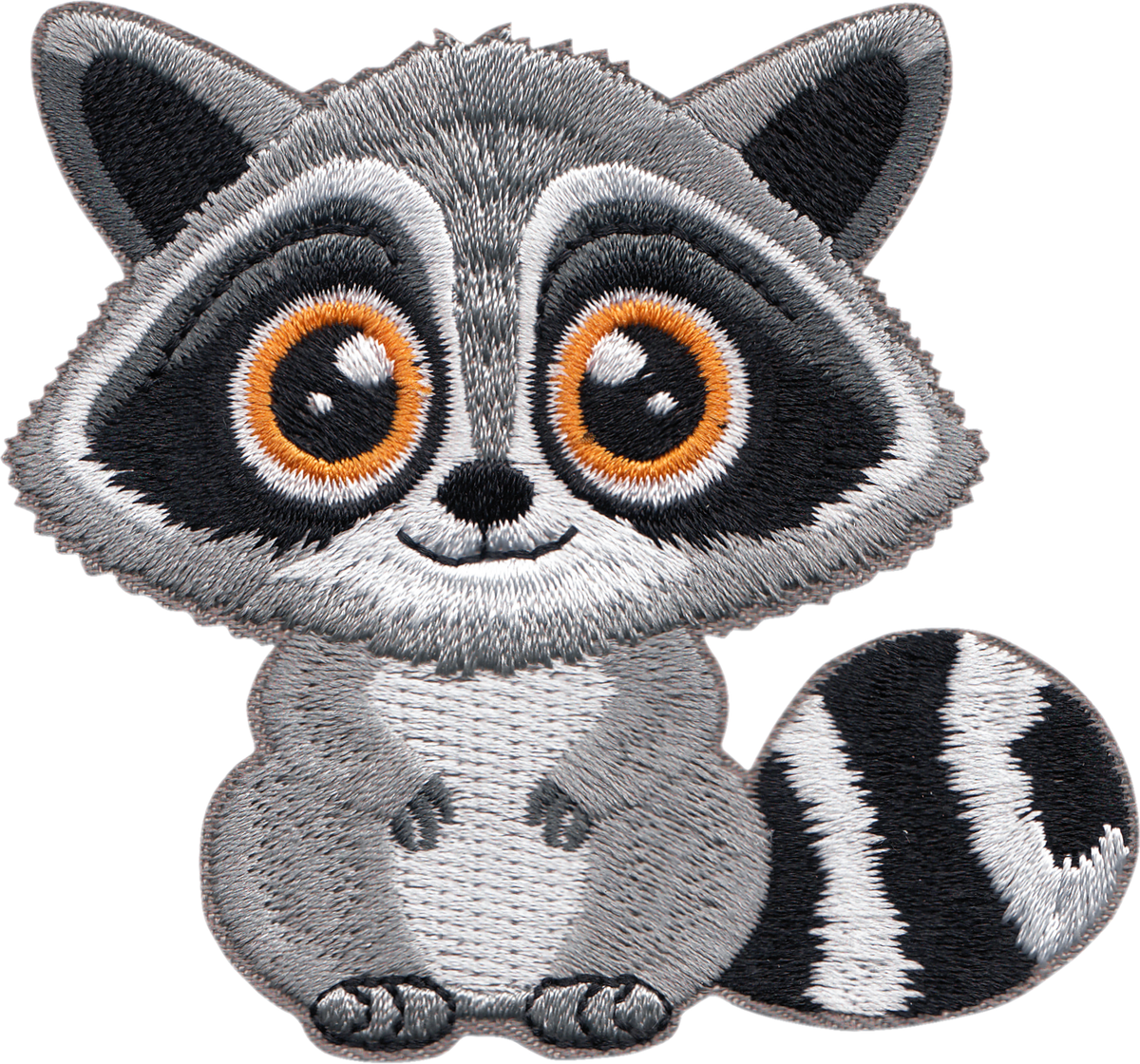 Patch - Adorably Cute Big Eyed Baby Raccoon - 3"
