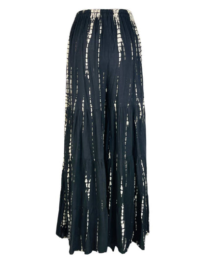 Tie-Dye Tiered Boho Palazzo Pants