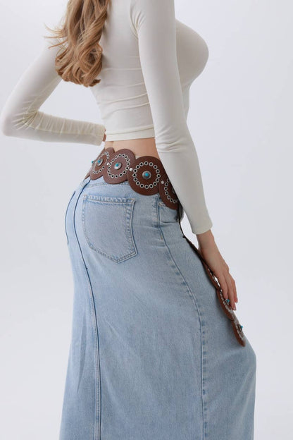 Western Turquoise-Disc Belt