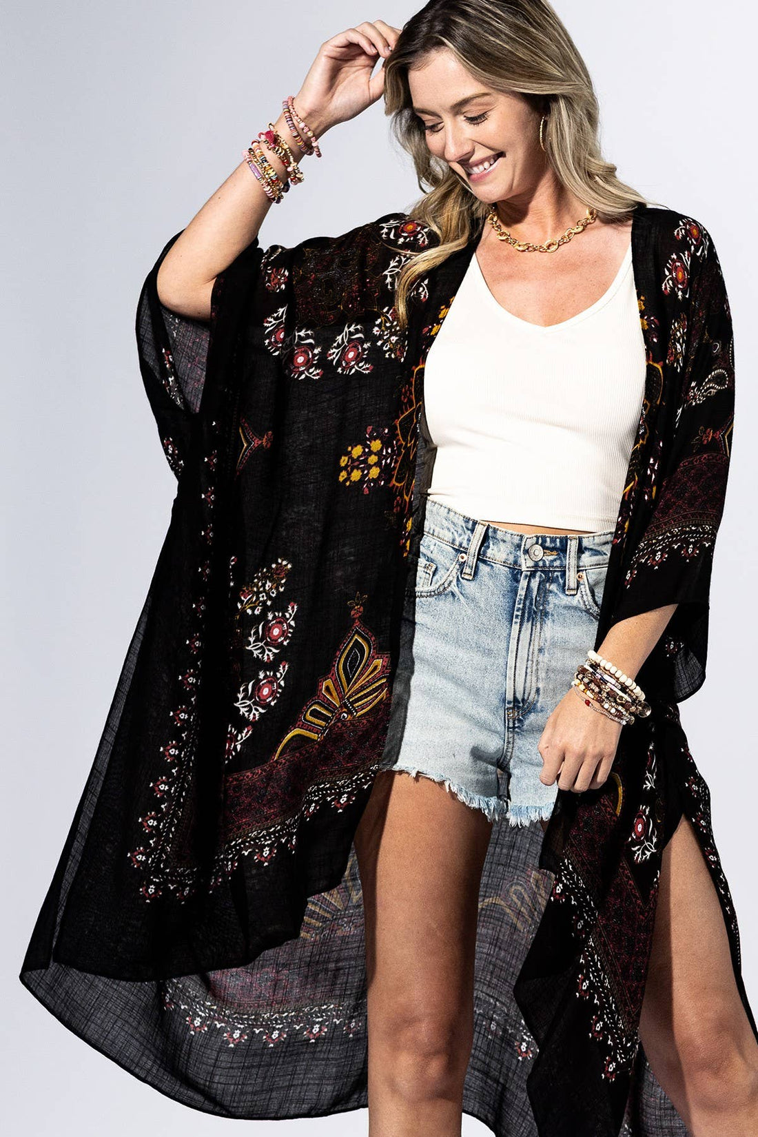 Ember Medallion Kimono