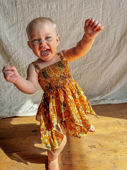Mini Fairy Dream Dress - Honey Bee - 12-24M - Organic Clothing