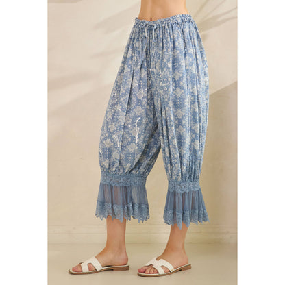 PAISLEY PRINTED BLOOMER PANTS
