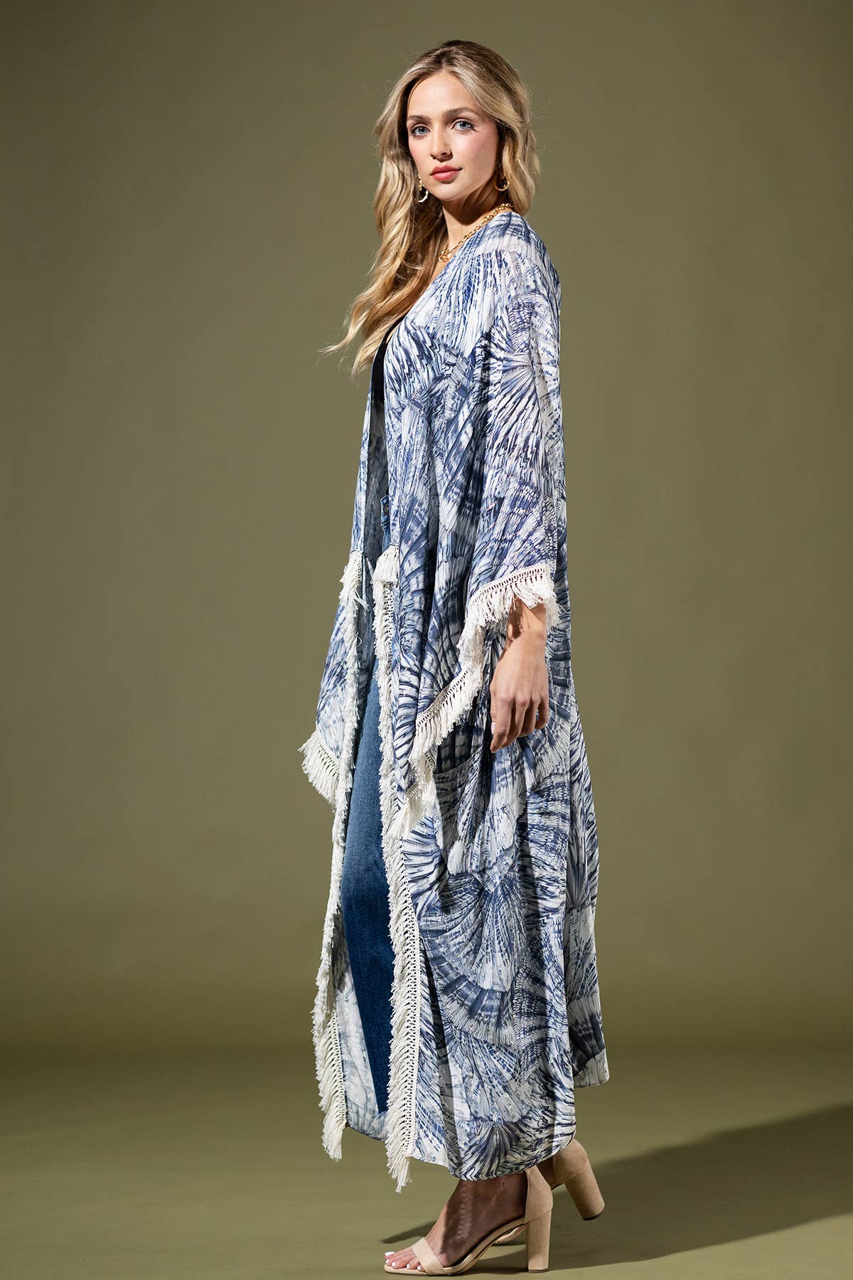 Indigo Hand Kimono