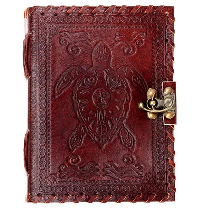 7&quot; Embossed Leather Journals - Random Hippie