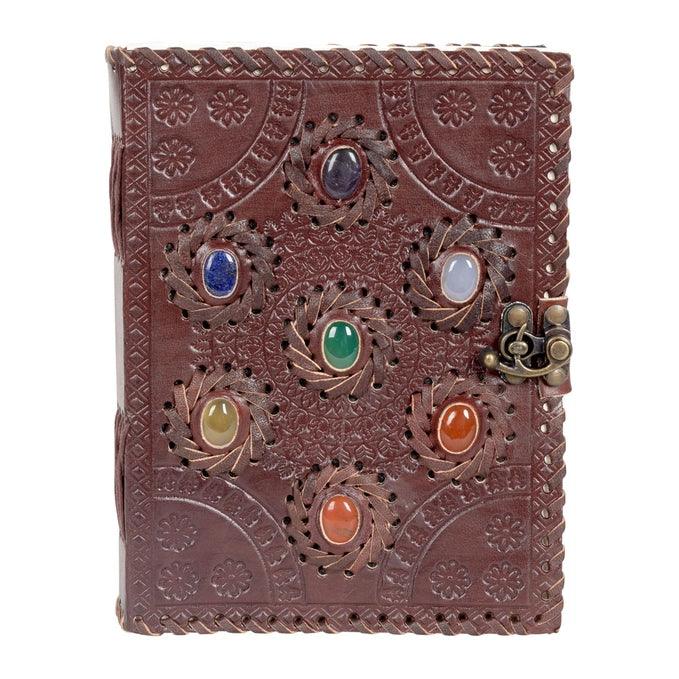 7&quot; Embossed Leather Journals - Random Hippie