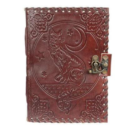 7&quot; Embossed Leather Journals - Random Hippie