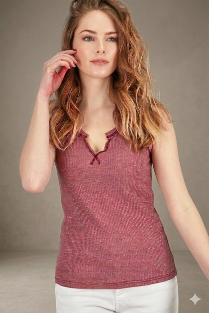 RIB Sleeveless Tank