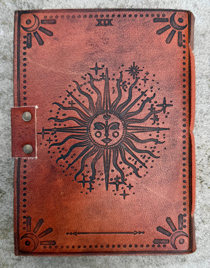 Handmade Journal Celestial Sun