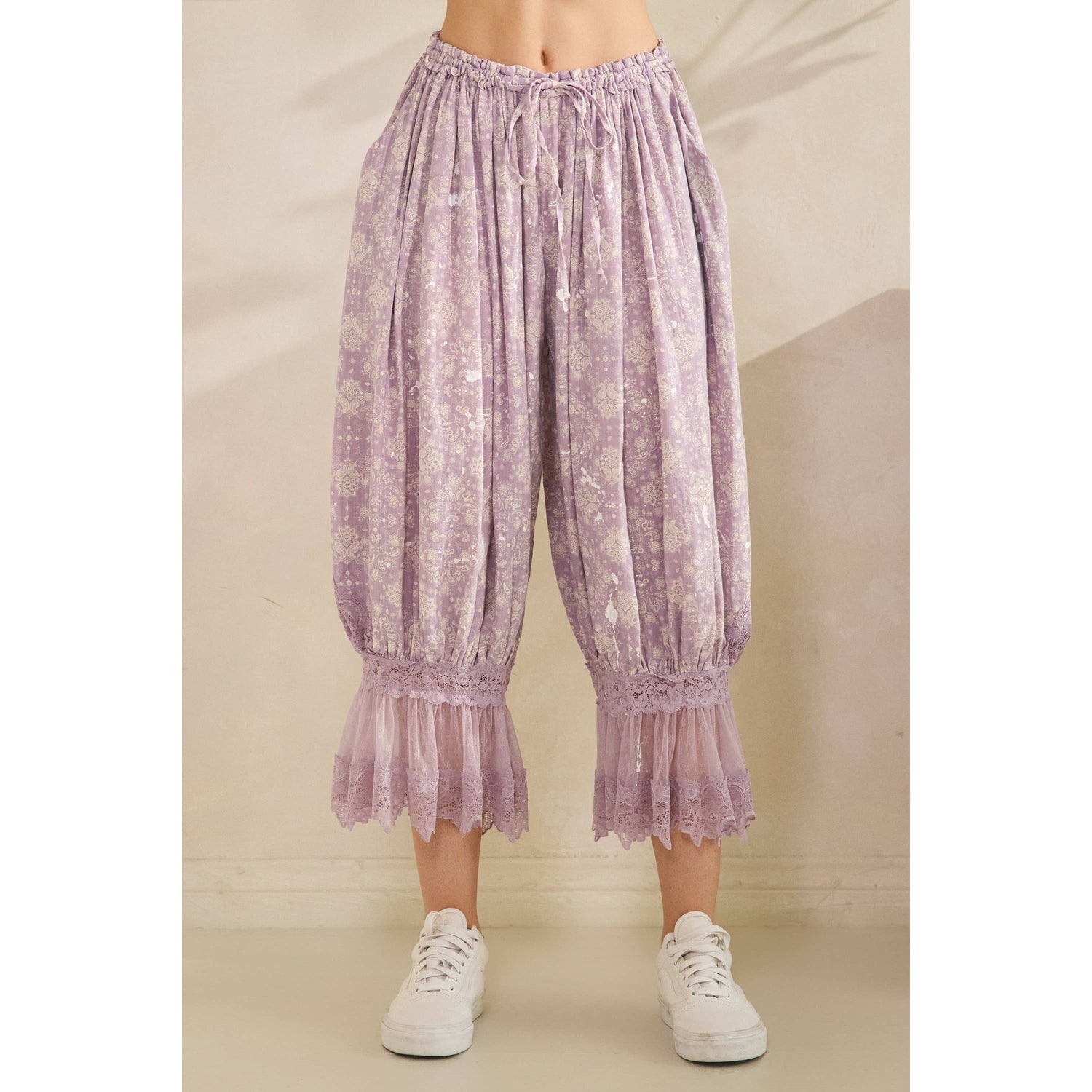 PAISLEY PRINTED BLOOMER PANTS
