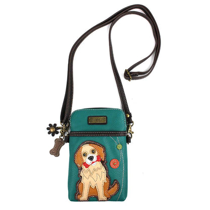 Golden Retriever Cellphone Crossbody Bag - Random Hippie