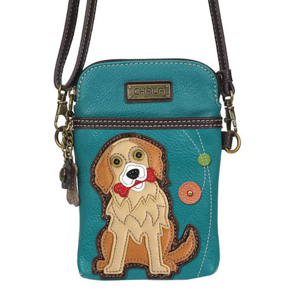 Golden Retriever Cellphone Crossbody Bag - Random Hippie