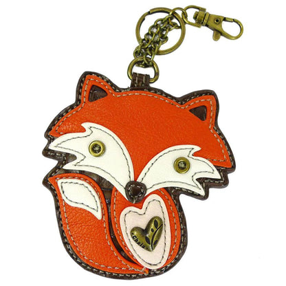 Key Fob/ Coin Purse Fox - Random Hippie