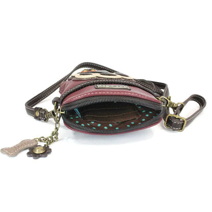 Pawprint Cellphone Crossbody Bag in Red - Random Hippie
