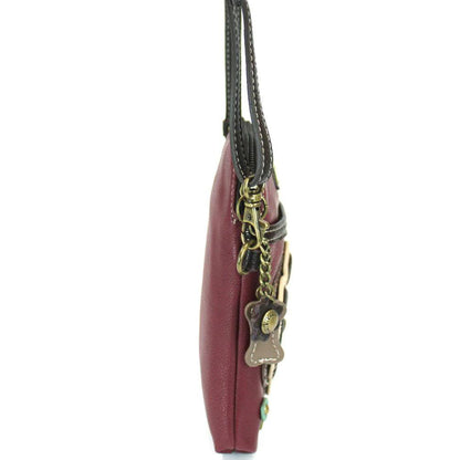 Pawprint Cellphone Crossbody Bag in Red - Random Hippie