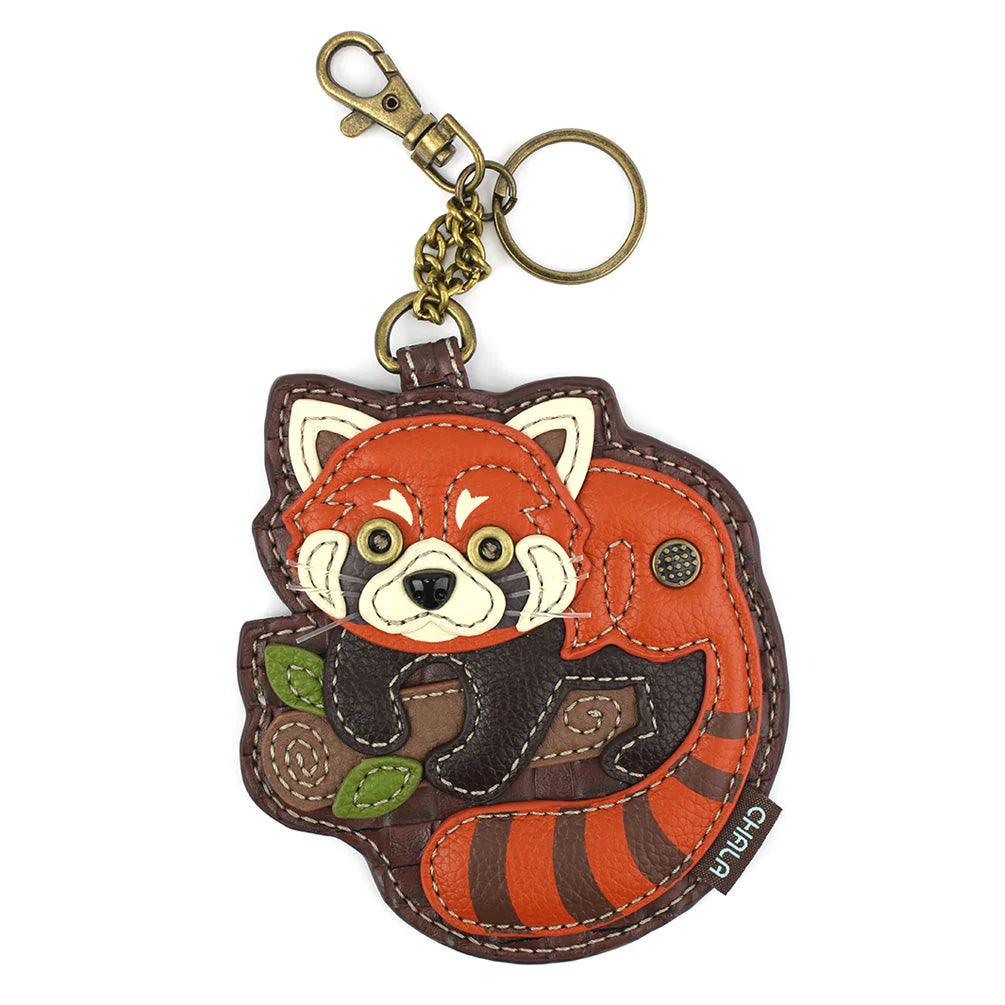 Red Panda Character Keychain Coin Purse - Random Hippie