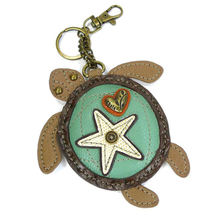 Sea Turtle Key Fob/ Coin Purse - Random Hippie