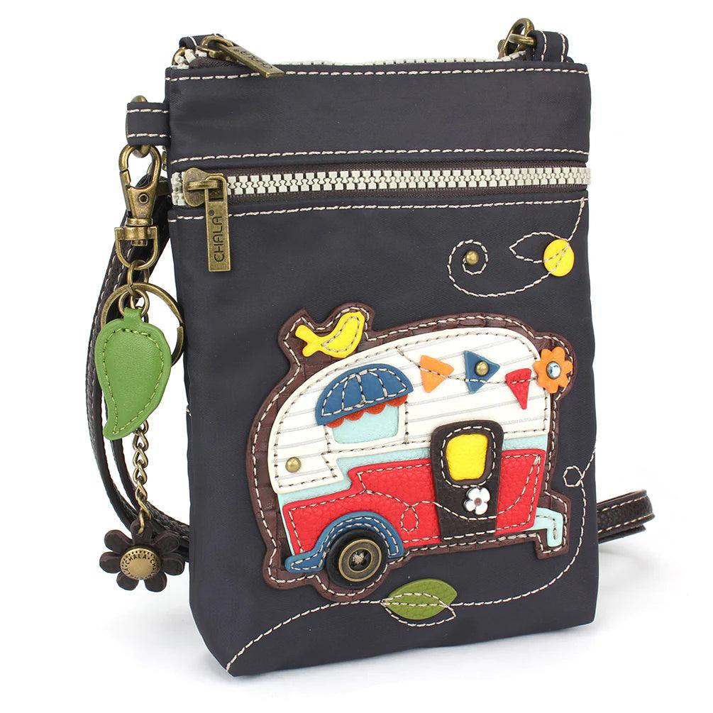 Vintage Camper RFID Cellphone Crossbody Bag - Random Hippie