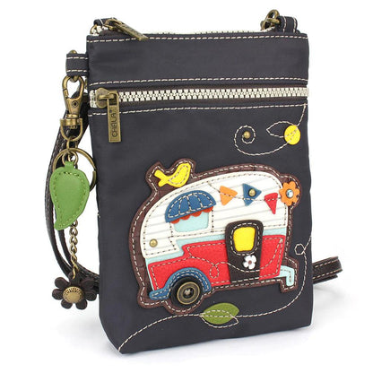 Vintage Camper RFID Cellphone Crossbody Bag - Random Hippie