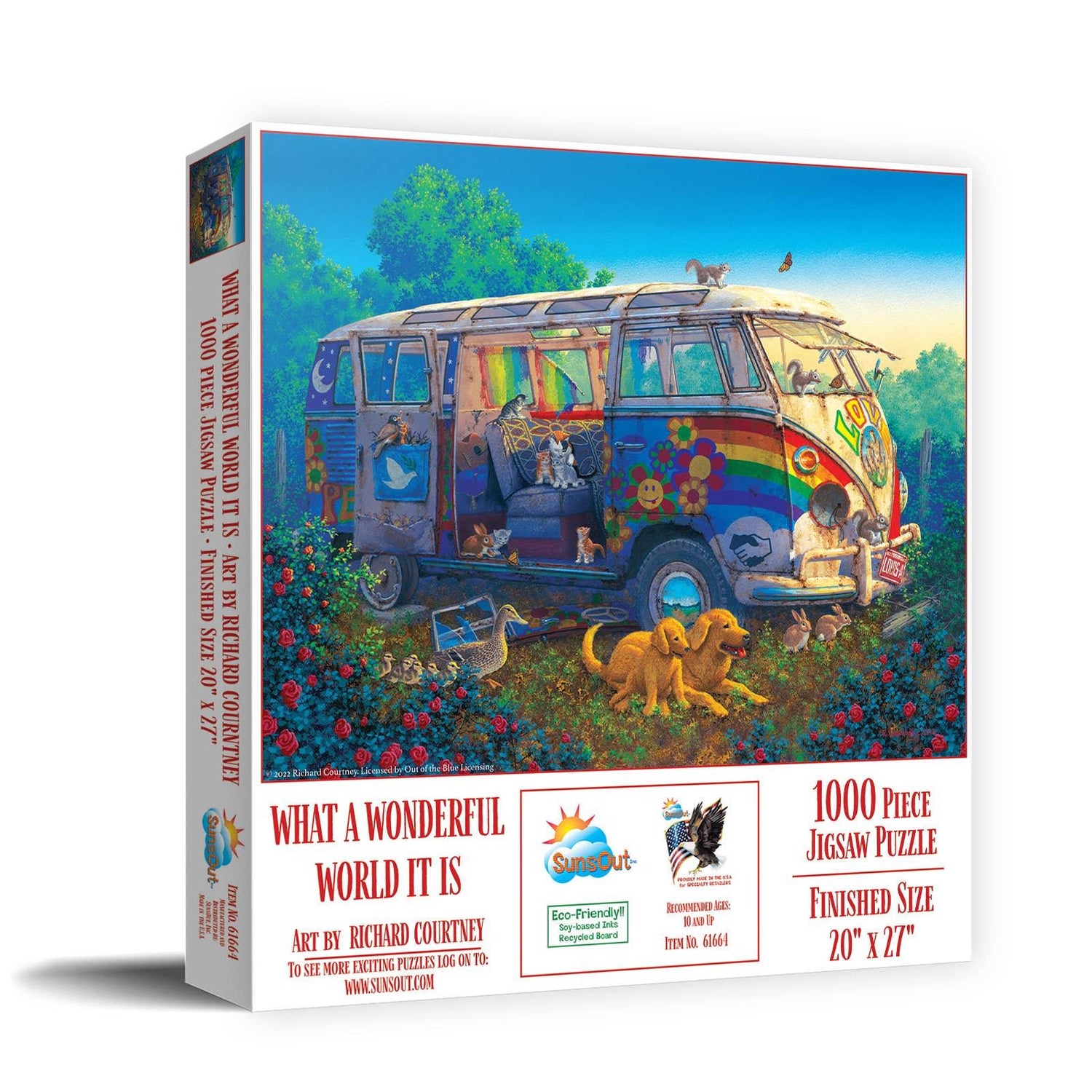 What a Wonderful World it is 1000 pc Puzzle - Random Hippie