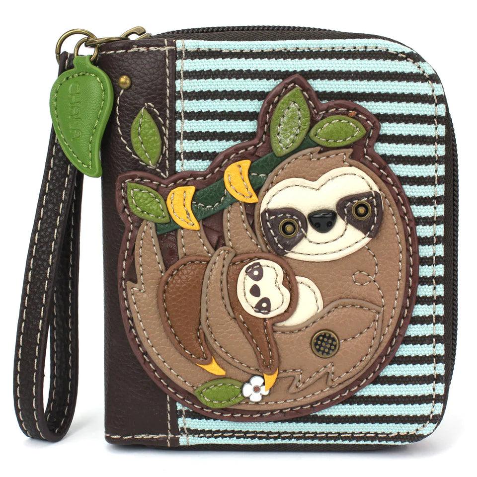 Zip Around Sloth Wallet - Random Hippie