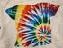 Rainbow Tie Dye with White Splash T-shirt - Random Hippie