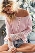 Thermal Top With Lace Sleeves.