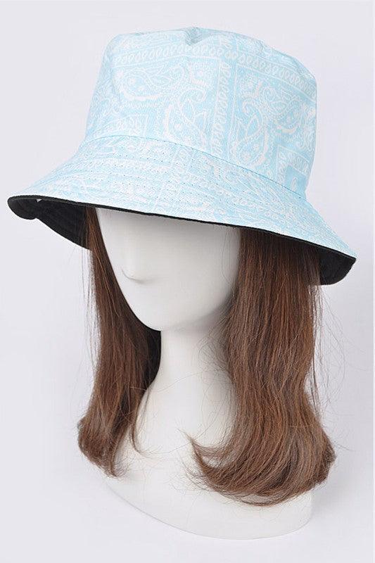 Bandana Print Reversible Bucket Hat - Random Hippie