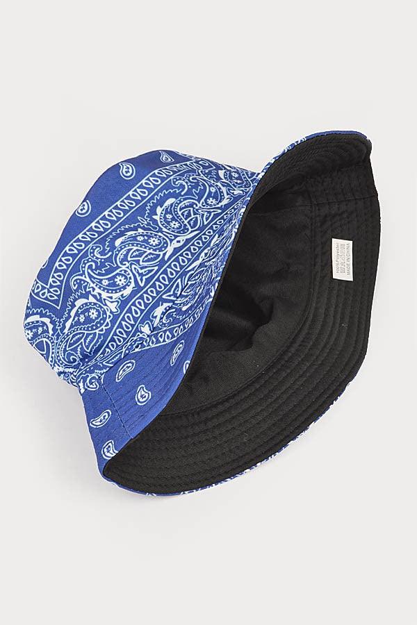 Bandana Print Reversible Bucket Hat - Random Hippie