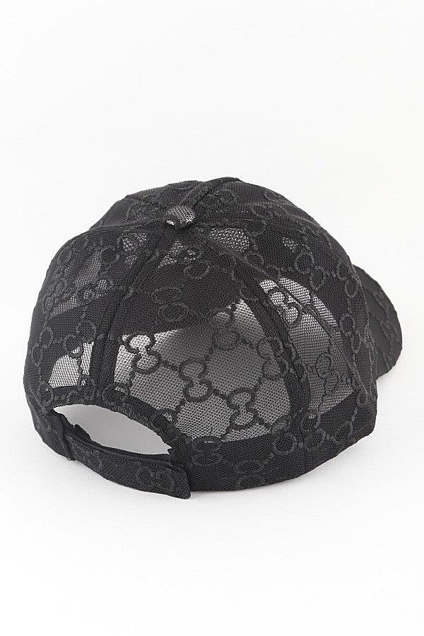 Black Lace Baseball Cap - Random Hippie