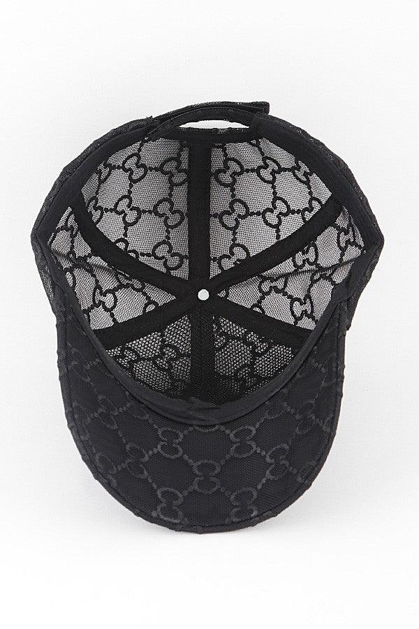 Black Lace Baseball Cap - Random Hippie