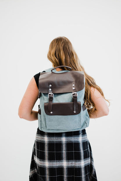 Canvas Travel Computer Backpack.