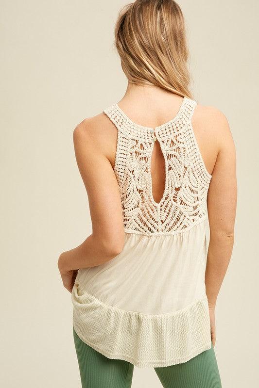 Crochet Knit Tank Top - Random Hippie