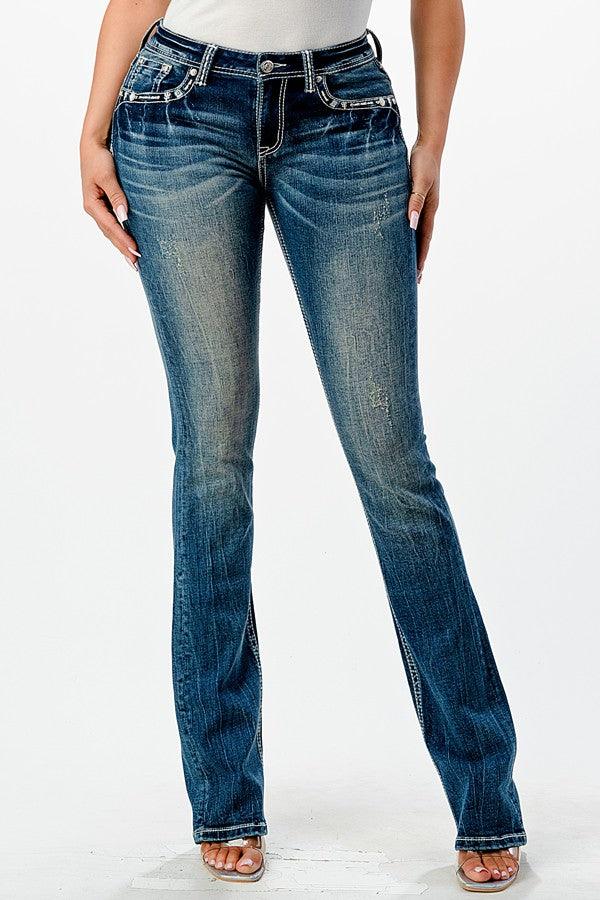 Easyfit Boot Cut Jeans - Random Hippie