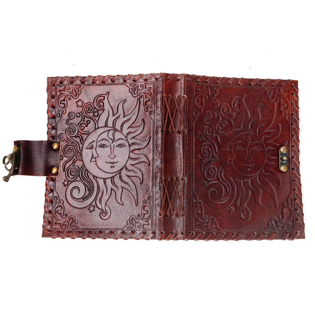 7&quot; Embossed Leather Journals - Random Hippie