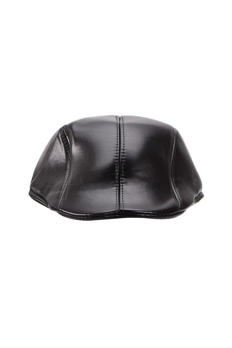 Faux Leather Newsboy Cap - Random Hippie