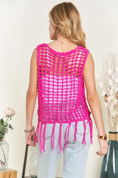 Fishnet Crochet Top - Random Hippie