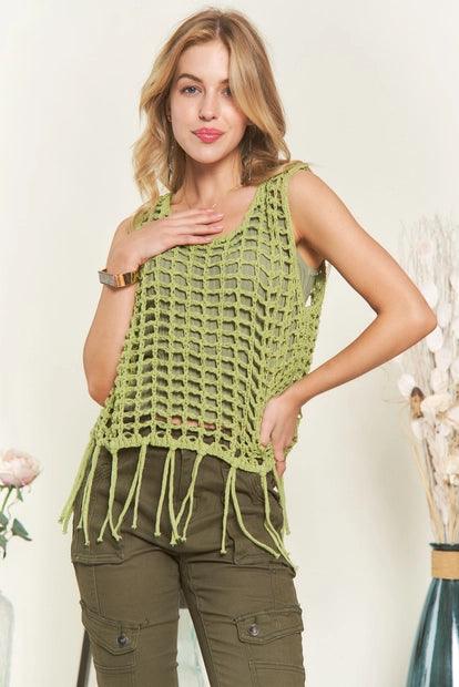 Fishnet Crochet Top - Random Hippie