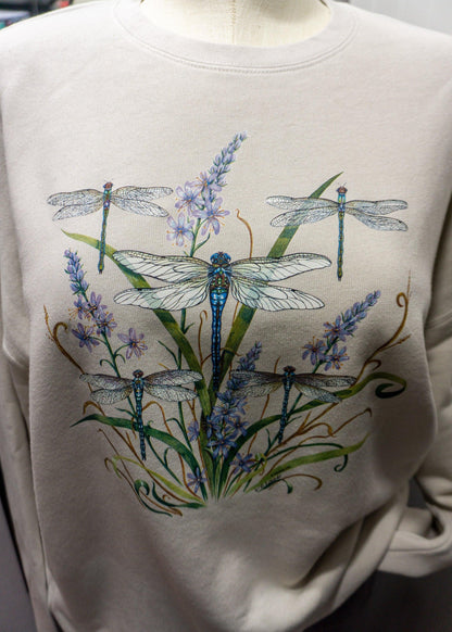Fleece Dragonfly Sweatshirt - Random Hippie