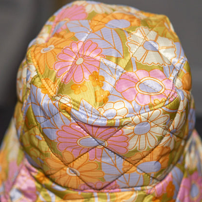 Floral Puffy Bucket Hat - Random Hippie