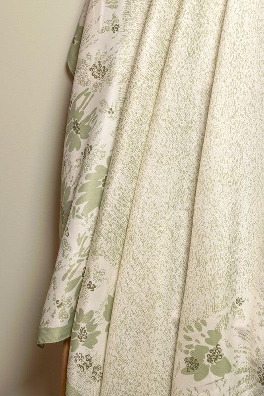Floral Speckled Scarf.