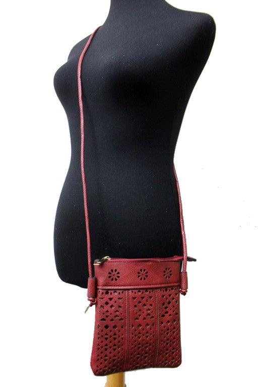 Flower Laser Cut Crossbody.