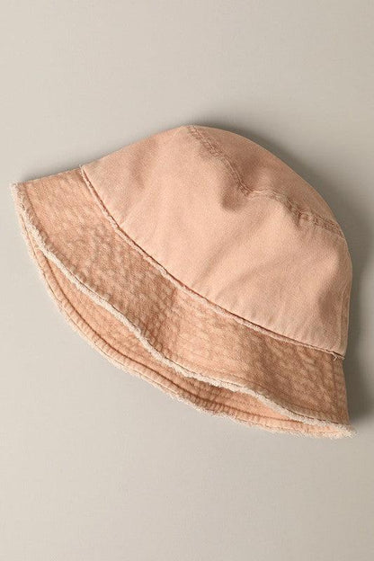 Frayed Canvas Cotton Bucket Hat - Random Hippie