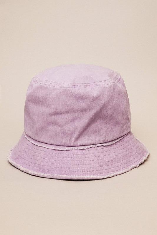 Frayed Canvas Cotton Bucket Hat - Random Hippie