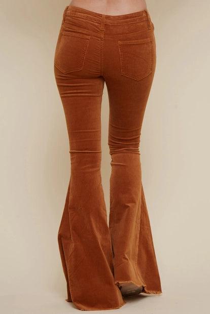 Corduroy bell bottoms womens on sale